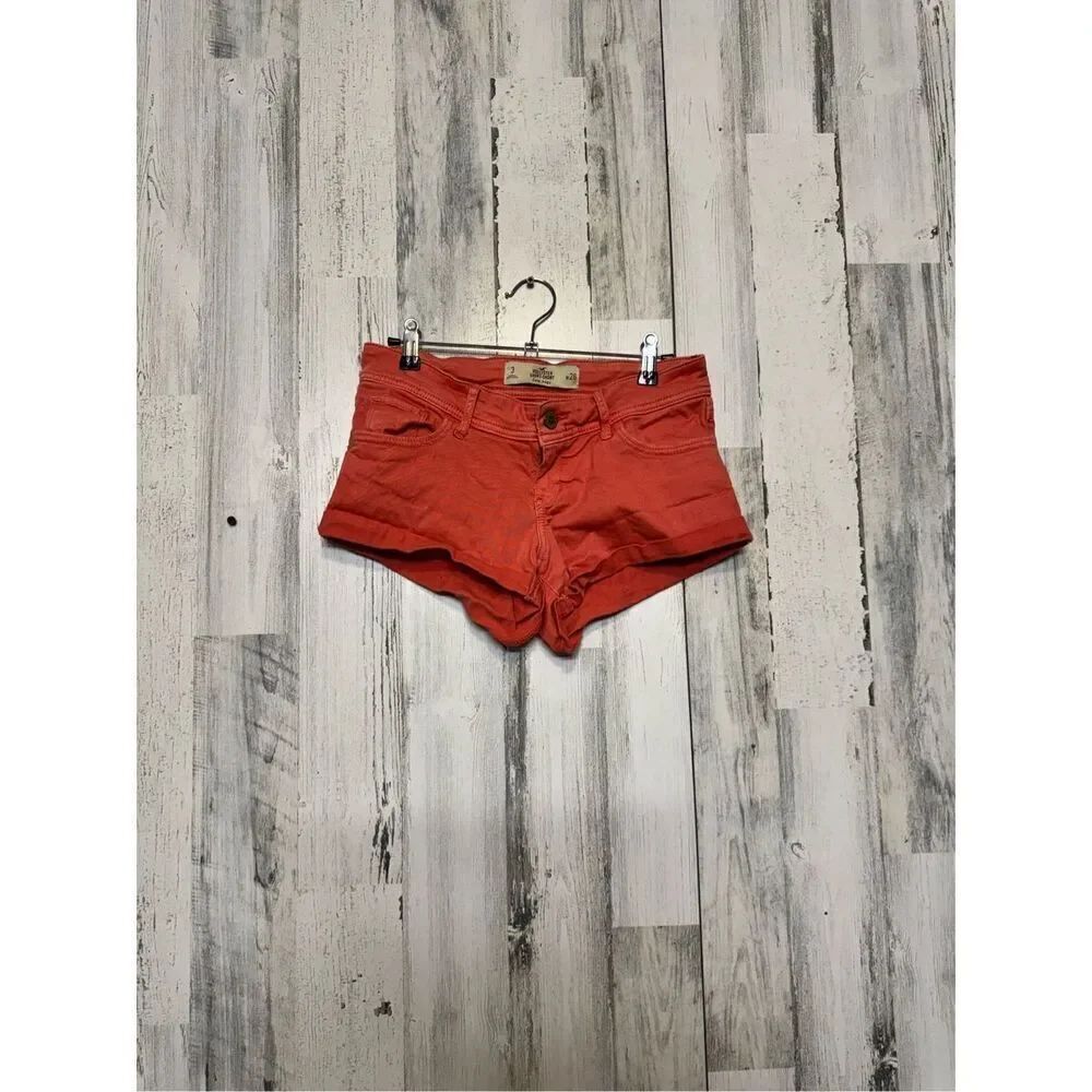 Hollister red shorts